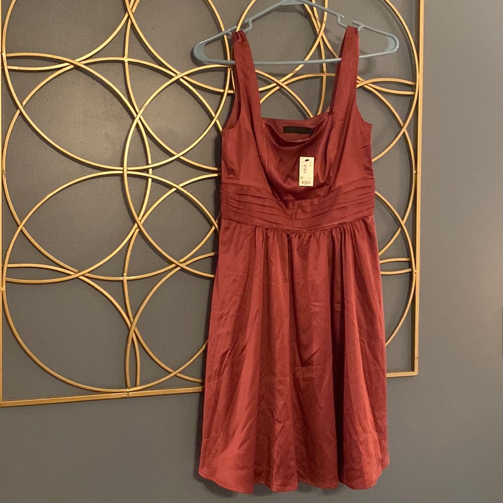The limited maroon event dress
